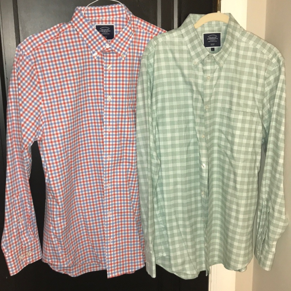 Two Button Dress Shirts by Charles Tyrwhitt  New